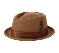 Brixton - Stout Pork Pie - Hut, Gr. 58 cm M, braun (Tan)