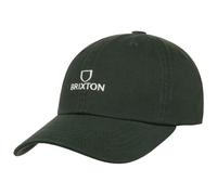 Brixton Uni Alpha Cap Basecap Baseballcap Strapback Herren/Strapback - Metallschnalle, mit Schirm Frühling-Sommer Sommer - One Size dunkelgrün