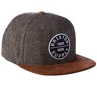 Brixton Unisex Baseballkappe Oath 3, Grey/Copper, One Size, BRIMCAPOAT3