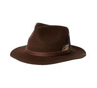 Brixton Unisex-Erwachsene Fedora Filzhut, Texas Tea, L