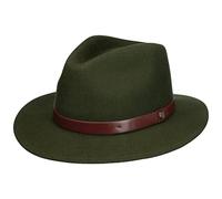 Brixton Unisex-Erwachsene Messer Fedora Filzhut, Moss, Large