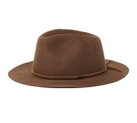 Brixton Unisex Messer Resort Straw Fedora Filzhut, hautfarben, L