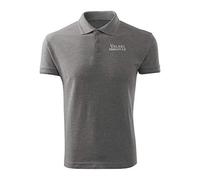 BroiderStudio Valar Morghulis Game of Trones Dunkelgrau Gesticktes Ursprünglich Entwurf Emblem Polo Pique Hemd Prämie Klasse Männer Size XL