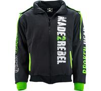 Broken Head Hoodie Made2Rebel Grün Mit Membrane S