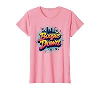 Bronx Boogie Down Retro Urban Music Lover Geschenk T-Shirt, Damen, Rosa, XL