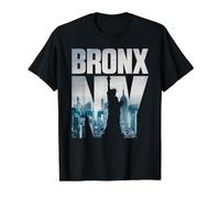 Bronx NYC New York City Skyline Illustration Graphic Design Preisgünstiges Grafik-T-Shirt