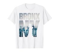 Bronx NYC New York City Skyline Illustration Graphic Design Preisgünstiges Grafik-T-Shirt