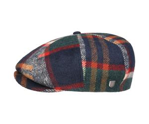 Brood Colour Check Flatcap by Brixton bunt L (59-60 cm)