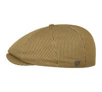 Brood Cotton Houndstooth Flatcap by Brixton dunkelbeige L (59-60 cm)