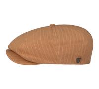 Brood Pinstripe Flatcap by Brixton braun L (59-60 cm)