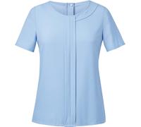 Brook Taverner Damen Verona Crêpe de Chine Bluse 2280 sky blue 12 (40)