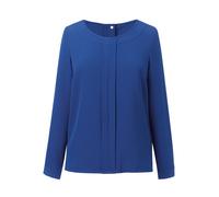 Brook Taverner - "Roma" Bluse für Damen Langärmlig (Königsblau) EU 52 / UK 24
