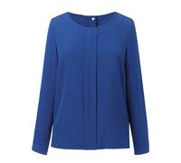 Brook Taverner - Women´s Roma Long Sleeve Blouse Royal Blue, 10 (38)