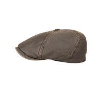 Stetson Schirmmütze Brooklin Old Cotton Herren – Baumwollmischung, UV-Schutz – Braun L (58-59 cm)