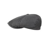 Brooklin Old Cotton Flatcap - schwarz / XXL (62-63 cm)