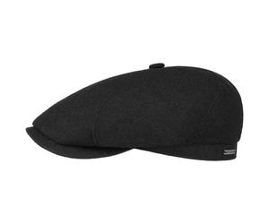 Brooklin Wool Cashmere Flatcap by Stetson schwarz 58 cm