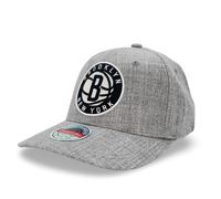 Brooklyn Nets NBA Mitchell & Ness Team Heather 2.0 Stretch Snapback