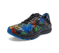Brooks Adrenaline GTS 22 stützender Laufschuh für Herren, Schwarz/Blau/Kirschtomate, 44.5 EU