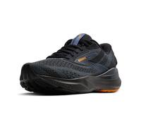 Brooks Adrenaline GTS 24 Stützender Laufschuh für Herren, Schwarz/Countryblau/Orange, 41 EU