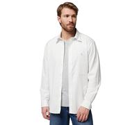 Brooks Brothers Herren Bügelfrei Stretch Oxford Sport Shirt Langarm Solid Bügelfrei Stretch Oxford Sport Shirt Langarm Solid, weiß, L