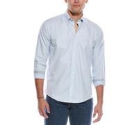 Brooks Brothers Herren Bügelfrei Stretch Oxford Sport Shirt Langarm Solid Bügelfrei Stretch Oxford Sport Shirt Langarm Solid, hellblau, L