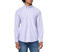 Brooks Brothers Herren Bügelfreies Button-Down-Stretch-Oxford-Langarm-Sportshirt, Violett, XX-Large