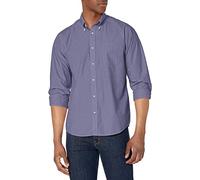 Brooks Brothers Herren Friday Sport Shirt Hemd mit Button-Down-Kragen, Marineblau, L