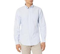 Brooks Brothers Herren Langarm Button Down Original Oxford Baumwolle Sport Shirt, Blau, M/L