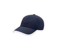 Brooks Brothers Herren Performance Baseball Cap mit gummiertem Logo - Gewebte Einheitsgröße verstellbare Mütze, Marineblau/Weiß, Einheitsgröße