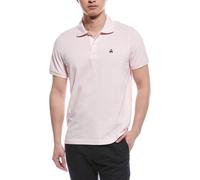 Brooks Brothers Herren-Poloshirt, schmale Passform, Netz-Piqué-Baumwolle, kurzärmelig, 219583 Pink/Navy, Mittel
