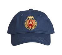 Brooks Brothers Klassische Baseballkappe für Herren, 100 % Baumwoll-Twill, gewebtes Logo, Einheitsgröße, verstellbar, Marineblau, Denim-Wappen, 0-1