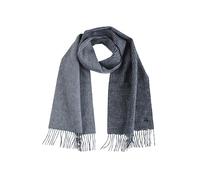 Brooks Brothers Schal aus Wolle und Kaschmir, gewebt, gemustert, mit gedrehten Fransen, luxuriöser Herren-Winterschal, 167,6 x 30,5 cm, Schwarz/Grau Hahnentrittmuster, Einheitsgröße