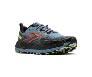 Brooks Cascadia 18 2E Weite (breit) Herren Laufschuh Trail - 110426 2E 004 Citadel/Ebony/Lime 40