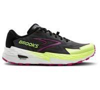 brooks catamount 4 trailrunning schuhe schwarz gelb pink women 38