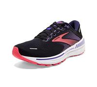 Brooks Damen Adrenaline GTS 22 Laufschuh, Black/Dianthus/Silver, 36 EU