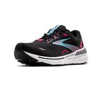 Brooks Damen Adrenaline Gts 23 GTX Sneaker, Black Knockout Pink Aqua, 40.5 EU