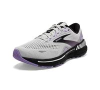 Brooks Damen Adrenaline GTS 23 Sneaker, Grau/Schwarz/Violett, 44.5 EU