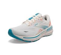 Brooks Damen Adrenaline GTS 23 Sneaker, Kokosnuss/Papaya/Blau, 41 EU