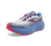 Brooks Damen Caldera 6 Trailrunning-Schuh, Oyster/Blissful Blue/Pink, 41 EU