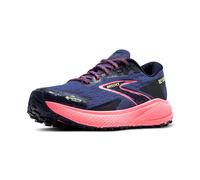 Brooks Damen Divide 5 GTX Sneaker, Grey Blue Pink Lime, 37.5 EU