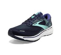 Brooks Damen-Laufschuh Ghost 14 Neutral, Blau/Ozean/Auster, 35.5 EU