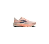 Brooks Ghost 18 Damen Laufschuh Schmal (2A) Star White/Cyber Peach/Grey, 11,5