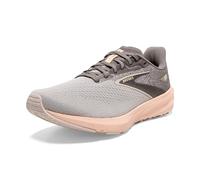 Brooks Damen Launch 10 Sneaker, Grey Crystal Grey Pale Peach, 40.5 EU