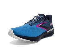 BROOKS Damen Launch GTS 10 Sneaker, Peacoat/Marina Blue/Pink Glo, 40.5 EU