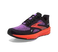 Brooks Damen Launch Gts 9 Laufschuh, Black Bellflower Fiesta, 38 EU Schmal