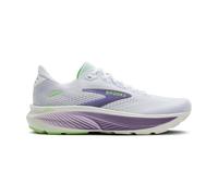 Brooks Damenlaufschuhe Ghost 18, White/Purple Hebe/Green - weiß / 42,5