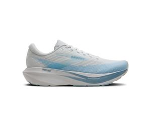 Brooks Damenlaufschuhe Ghost AMP, White/Blue/Metallic - weiß / 41