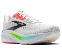 Brooks Herren Ghost 17 Laufschuhe, Laufschuhe Herren, Schuhe Herren, White/Pink Clay/Gecko, 47.5 EU