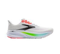 Brooks Herren Ghost 17 Laufschuhe, Laufschuhe Herren, Schuhe Herren, White/Pink Clay/Gecko, 47.5 EU