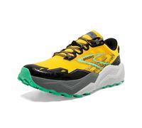 Brooks Herren Caldera 7 Sneaker, Lemon Chrome/Black/Sedona Sage, 44.5 EU